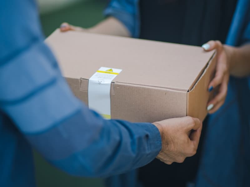 A package on a doorstep